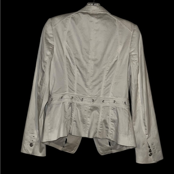 White House Black Market WHBM  Woman’s  White  Blazer/Jacket Size 6 - Picture 5 of 8